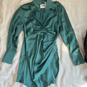 You’re a gem mini dress teal